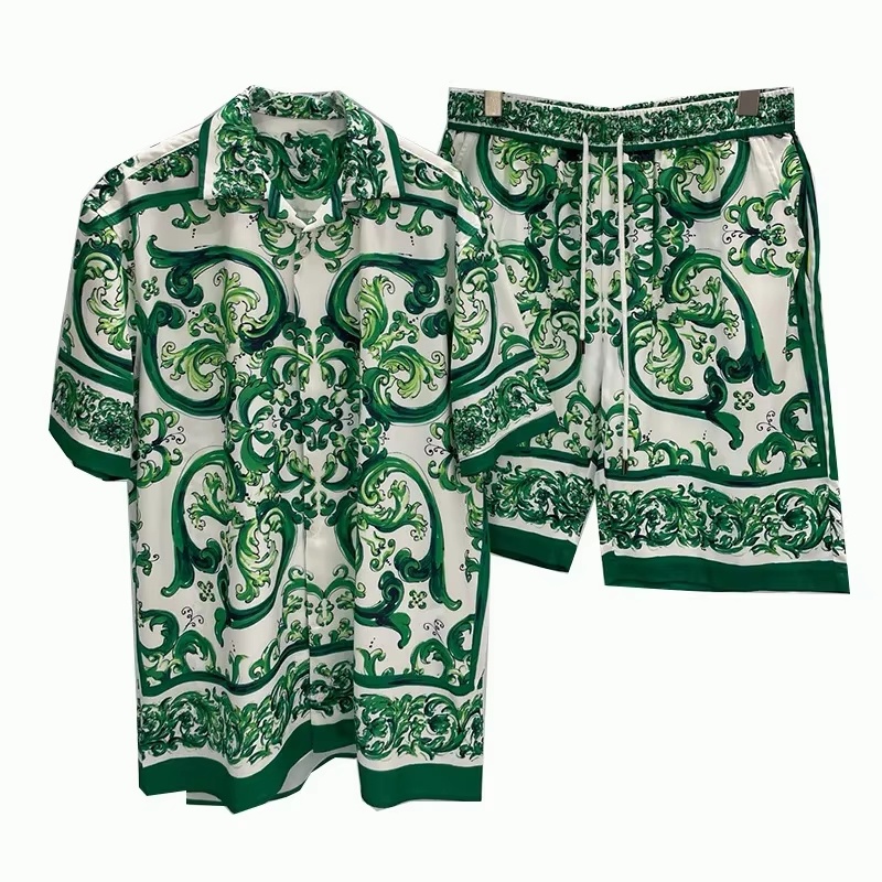 Mens Fashion Clothes - Completo Set Estivo 2026: Camicia Hawaiana
