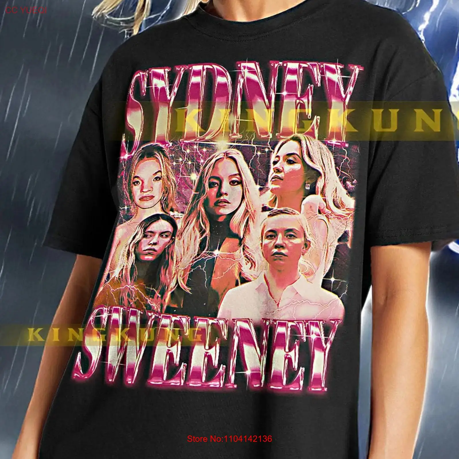 Men'S Fashion Sydney - T-shirt SYDNEY SWEENEY Vintage Retro anni