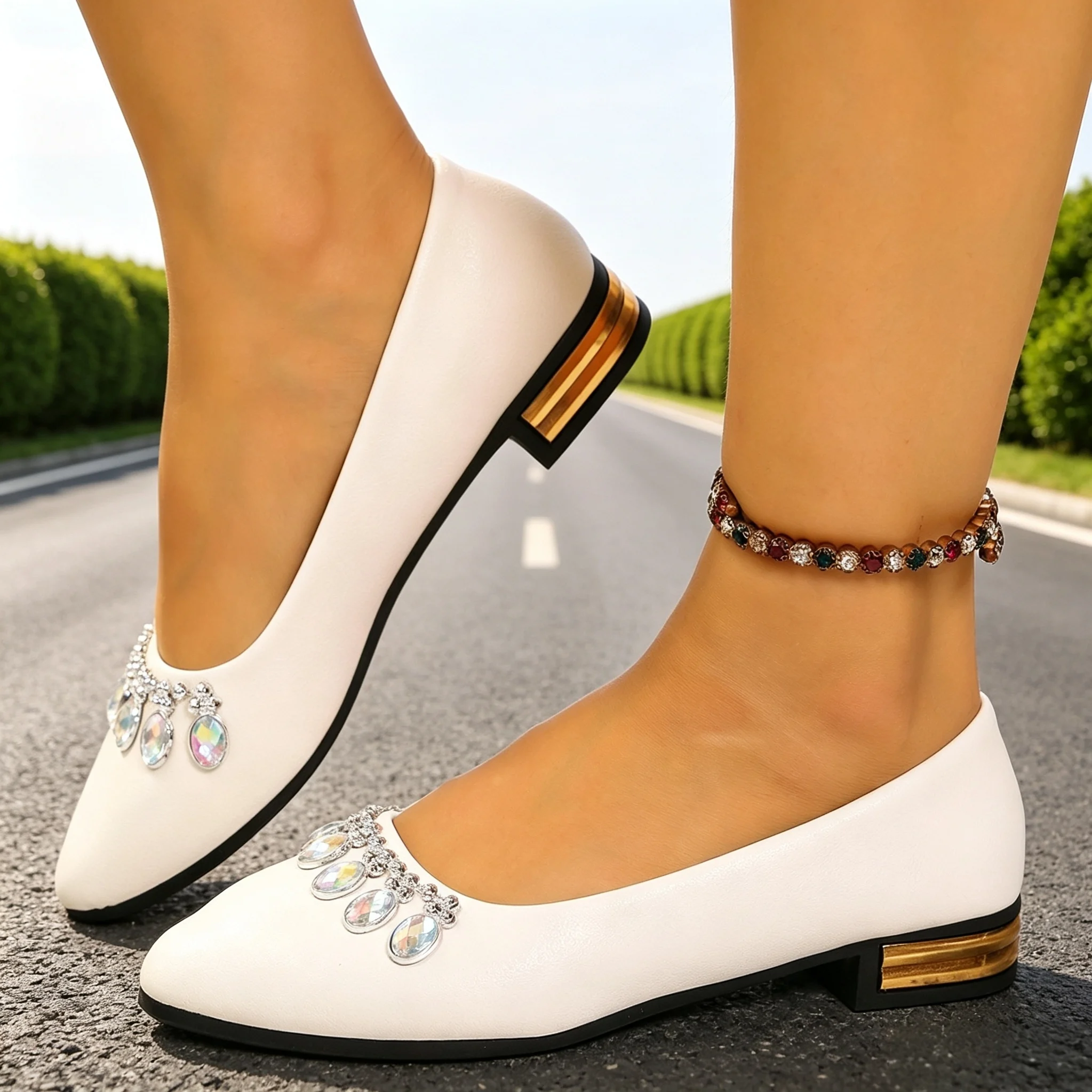 Men'S Fashion News - Scarpe Basse da Donna a Punta,