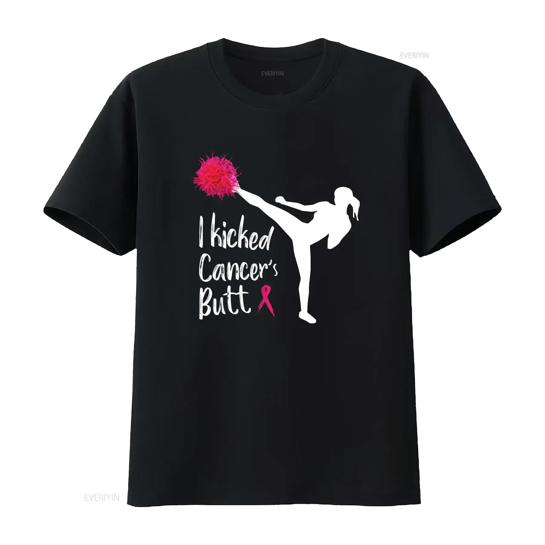 Men'S Fashion X - I kicked Cancer s Butt Maglietta
