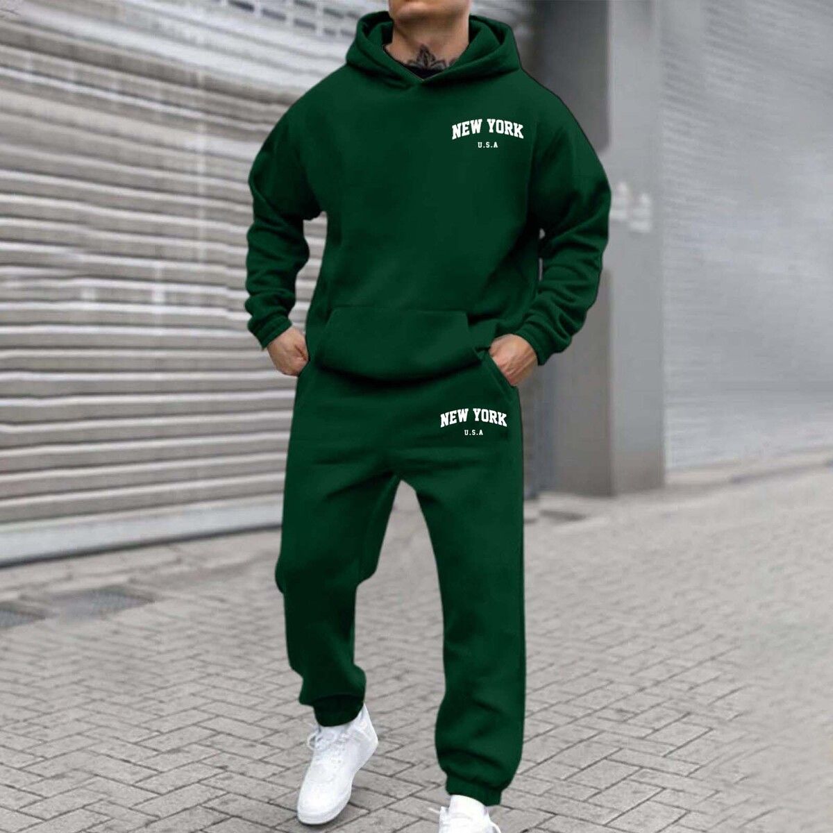 Felpa da uomo con stampa New Y - Men'S Fashion New York recensione e prezzo