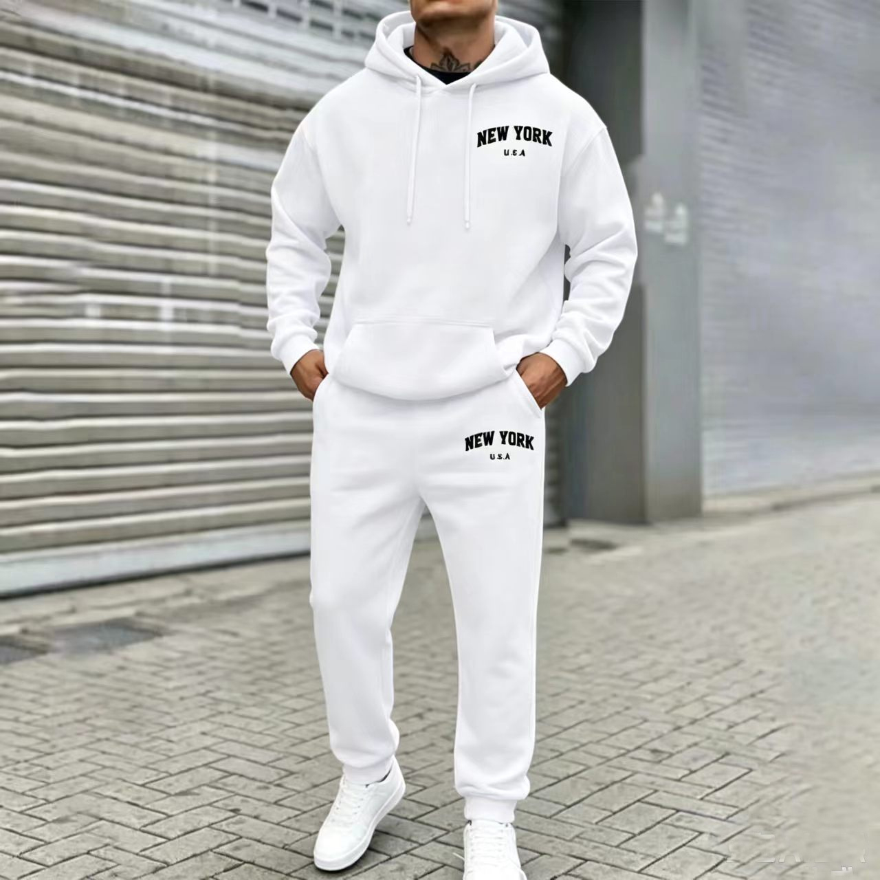 Felpa da uomo con stampa New Y - Men'S Fashion New York recensione e prezzo
