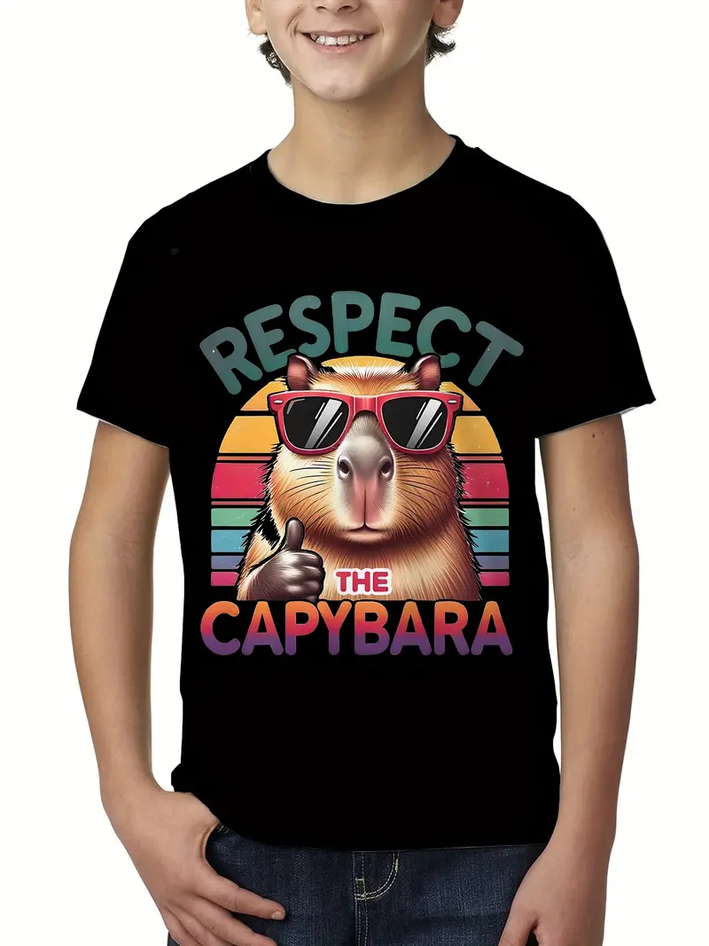 Carino Capibara Grafica T Shir - Men'S Fashion T Shirts recensione e prezzo