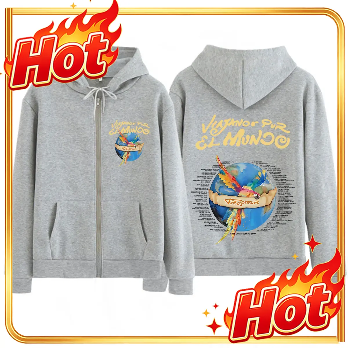 Felpa con cappuccio e cerniera - Mens Fashion Zip Up Hoodies recensione e prezzo
